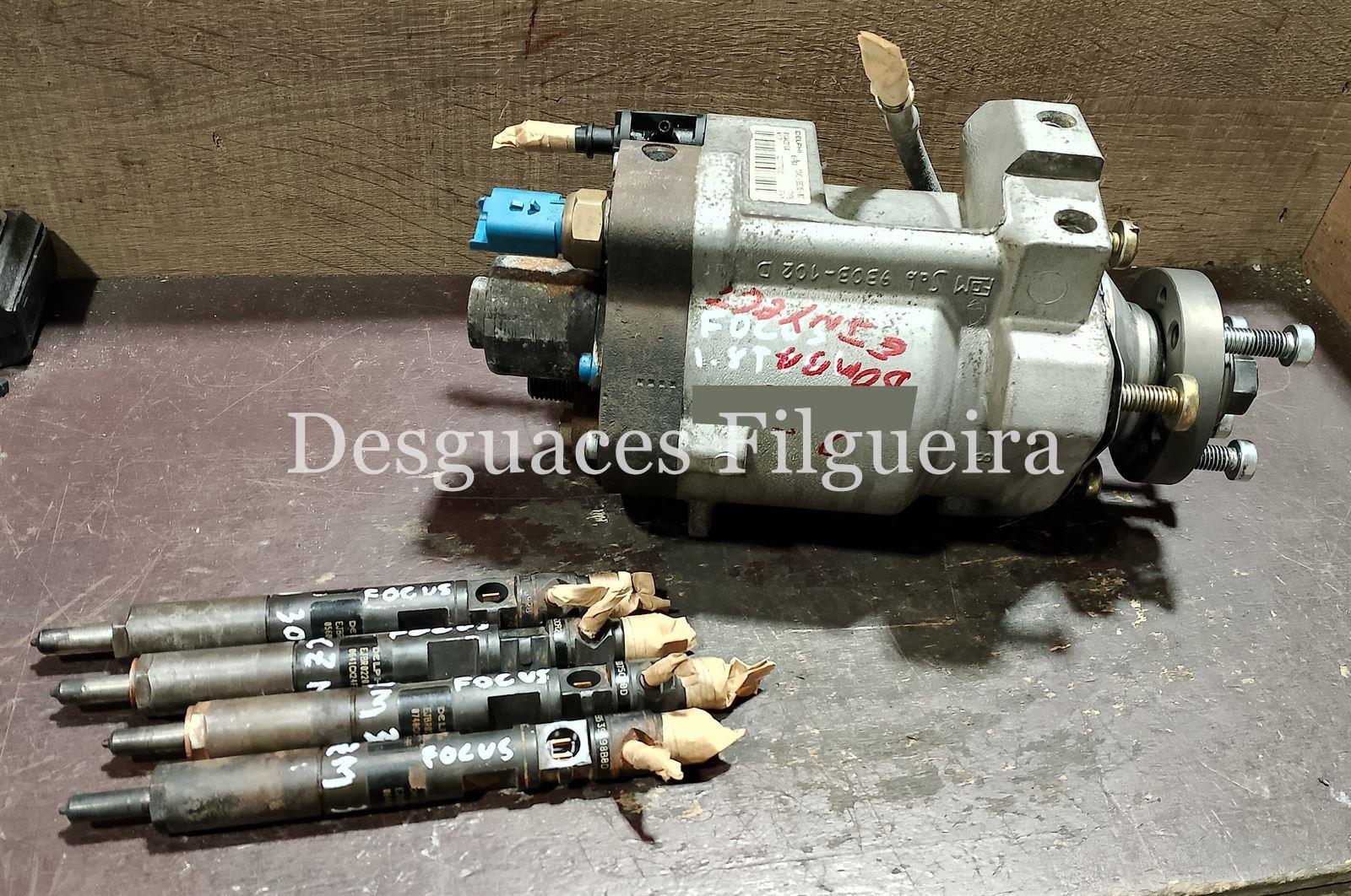 Bomba de alta con inyectores Ford Focus 1.8 TDCI F9DA - Imagen 1