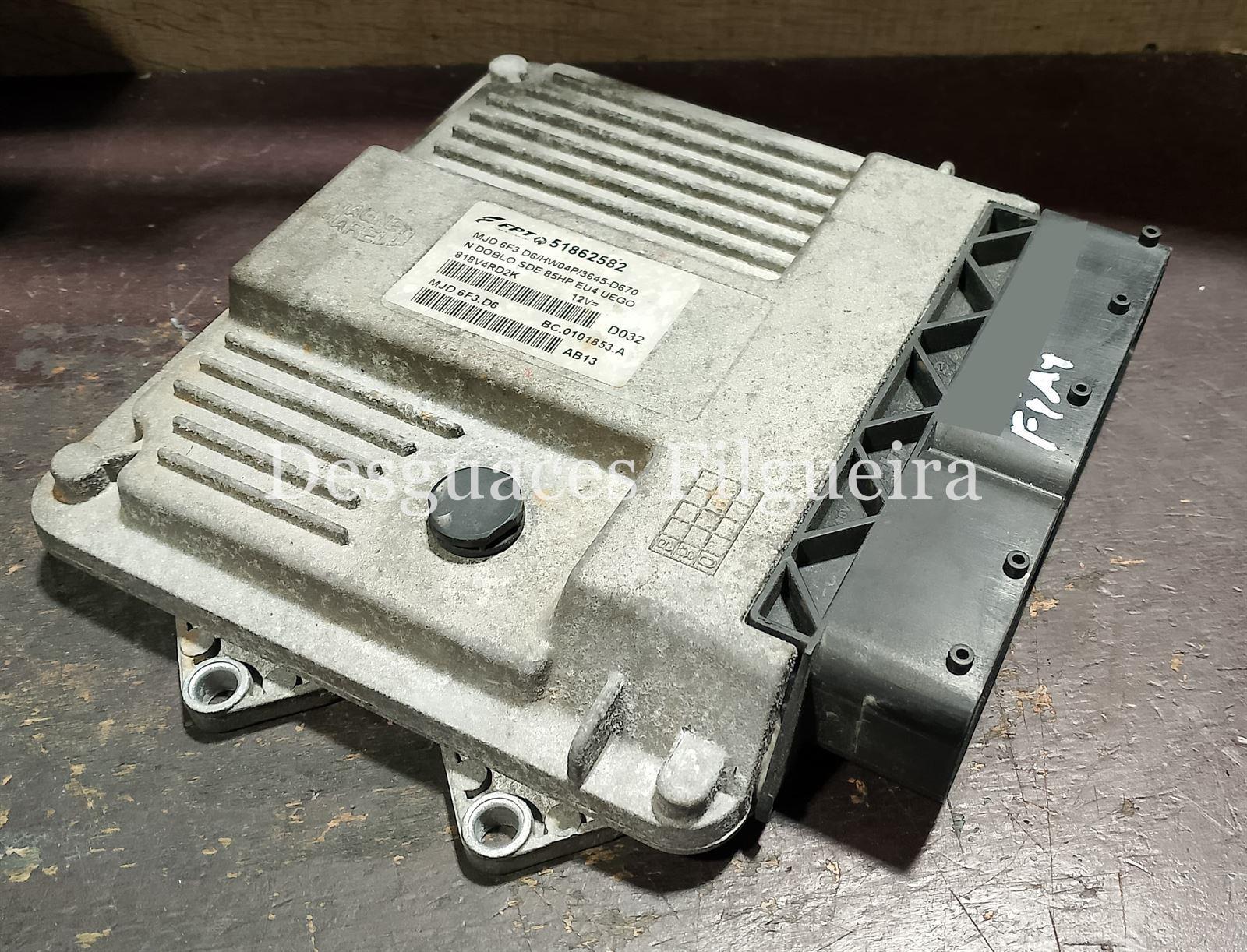 Centralita motor ECU Fiat Doblo 1.3 Multijet 51862582 - Imagen 2