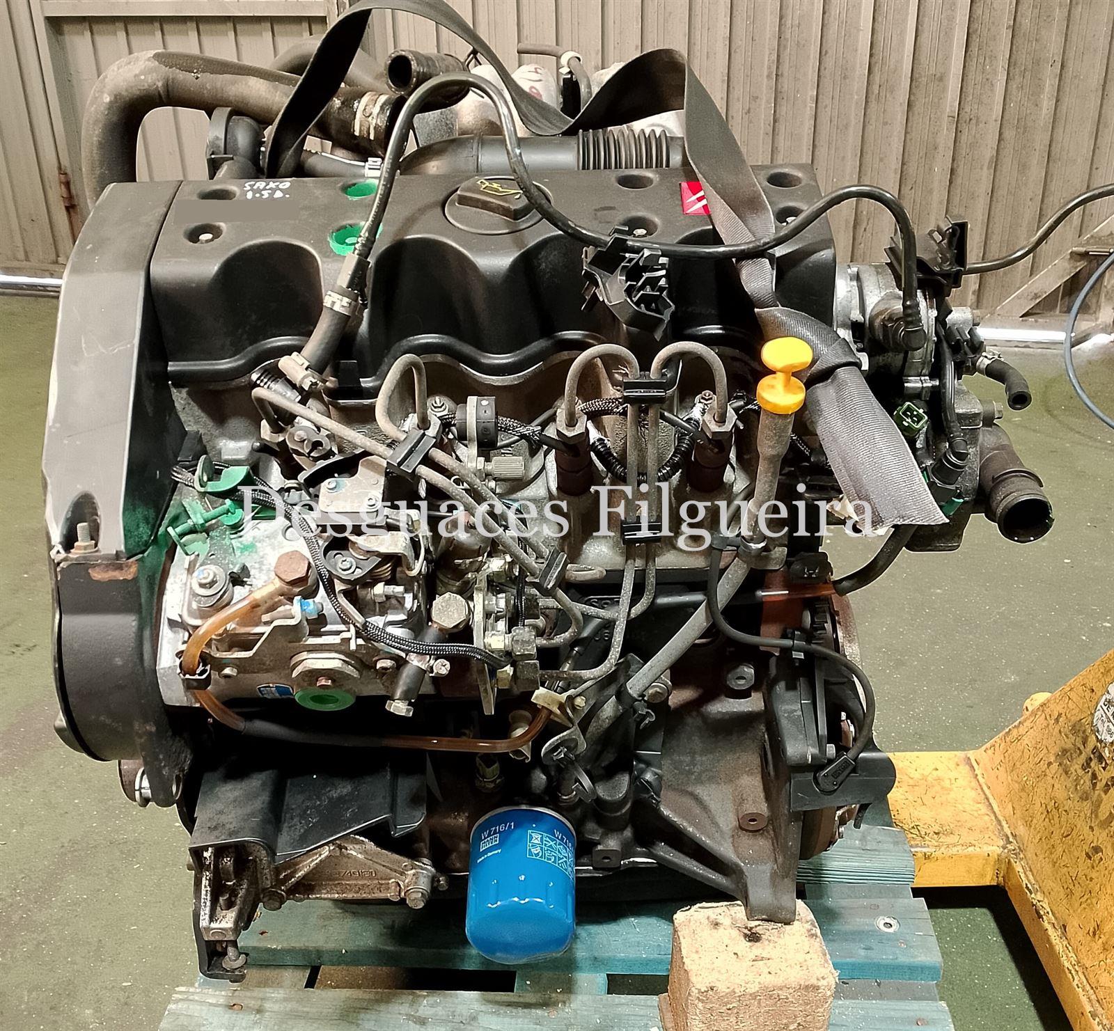 Motor completo Citroen Saxo 1.5D VJZ LUCAS - Imagen 2