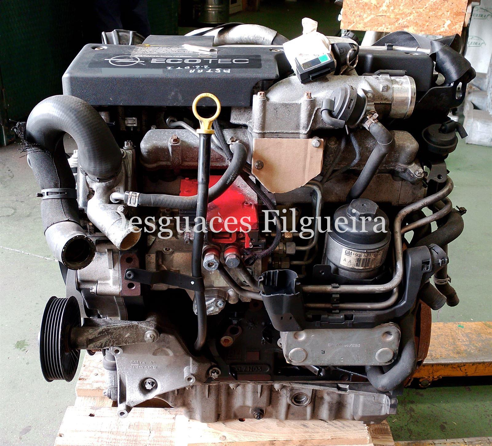 Motor completo Opel Astra G 2. 2 DTI Y22DTR BOMBA MAL - Imagen 2