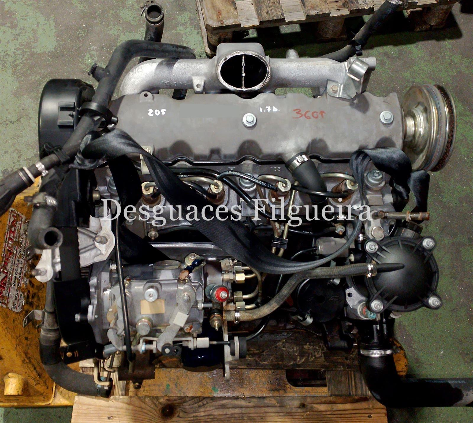 Motor completo Peugeot 205 II 1.8 D A9A depresor externo movido por correa - Imagen 1