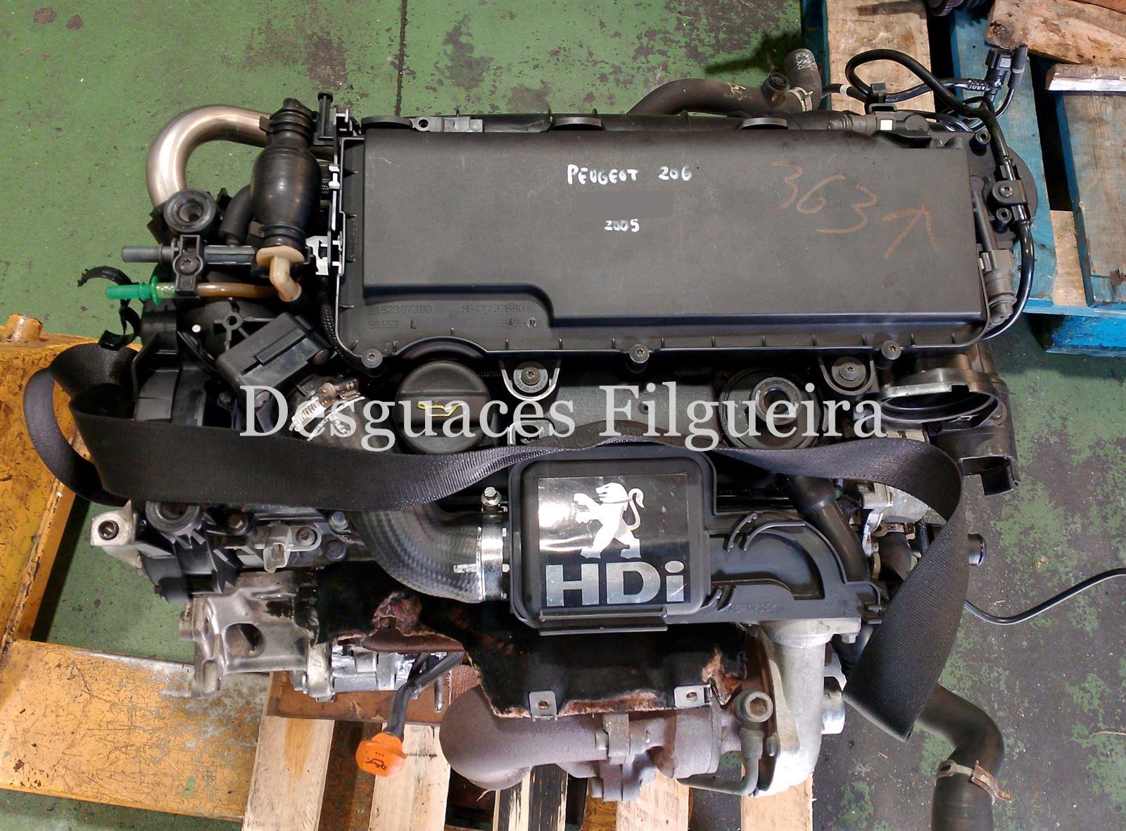 Motor completo Peugeot 206 1. 4 HDI 8HZ BOSCH - Imagen 1