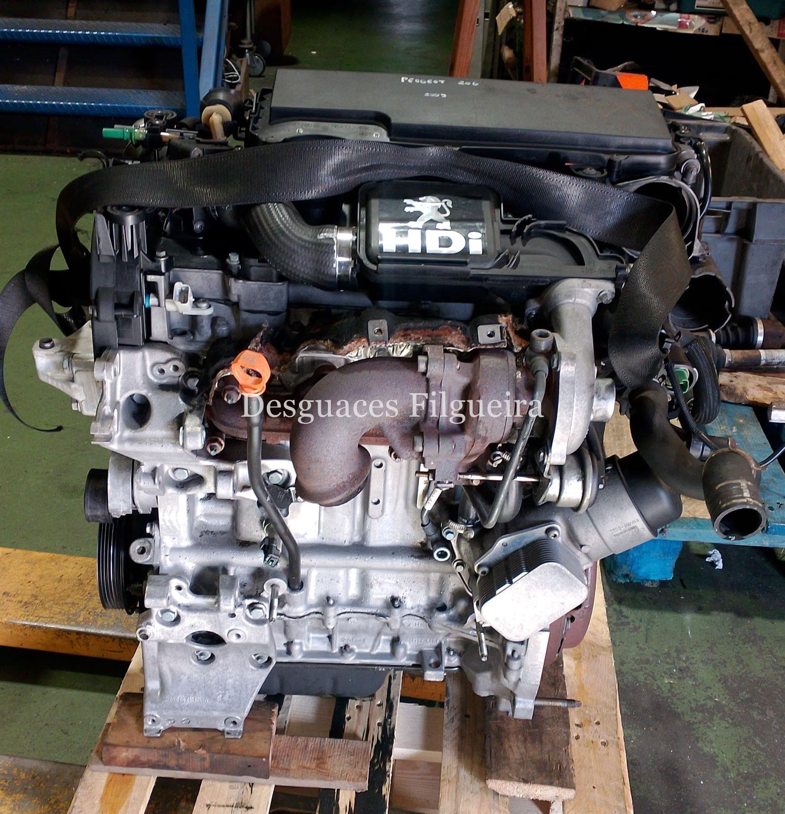 Motor completo Peugeot 206 1. 4 HDI 8HZ BOSCH - Imagen 2