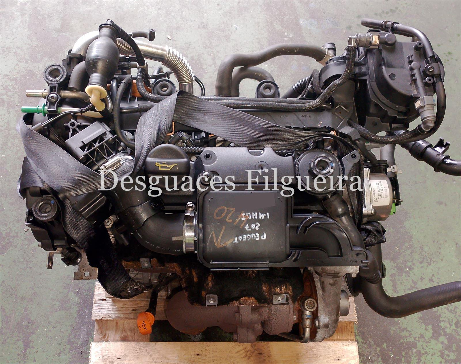 Motor completo Peugeot 207 1. 4 HDI 8HZ Bosch - Imagen 1