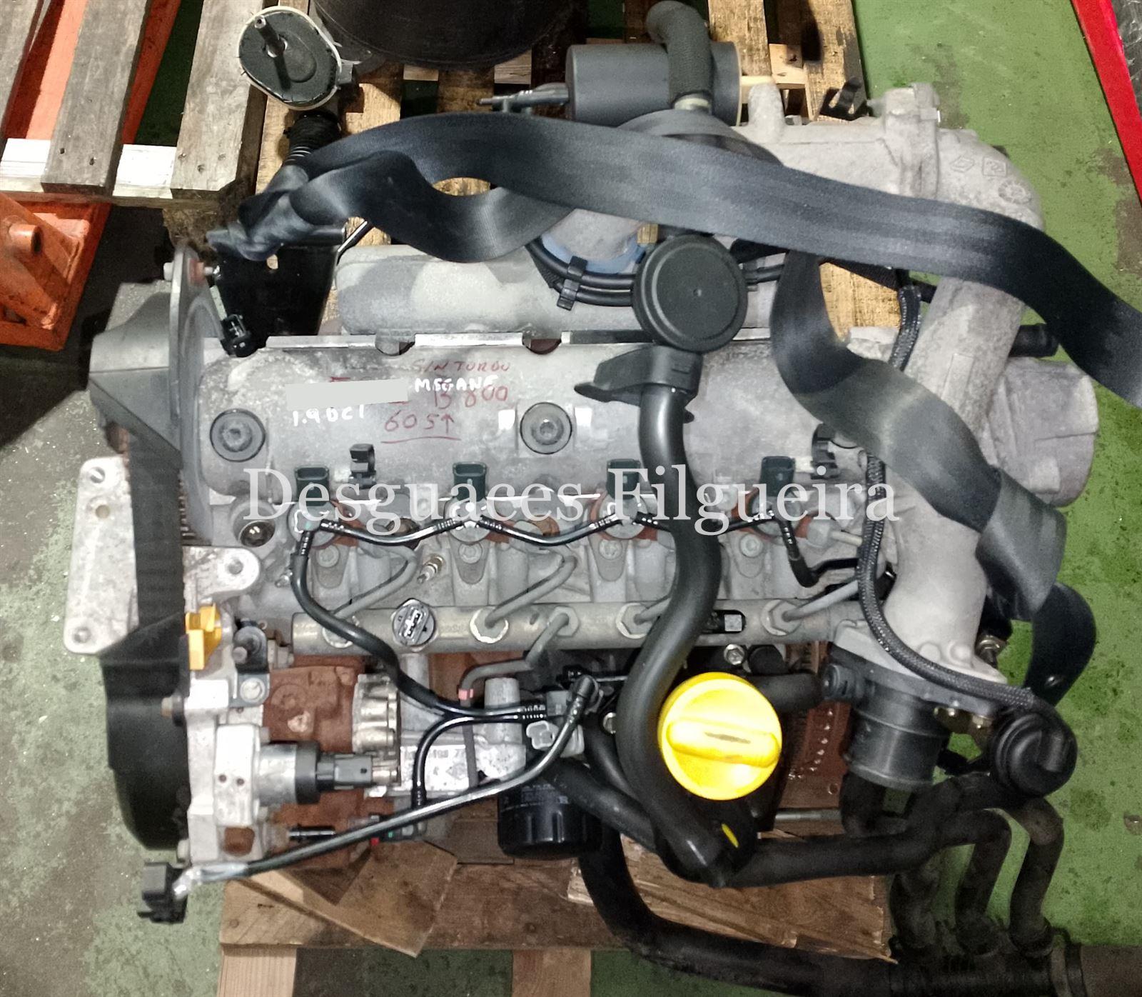 Motor completo Renault Megane II 1.9 dCi F9QB800 SIN TURBO - Imagen 1