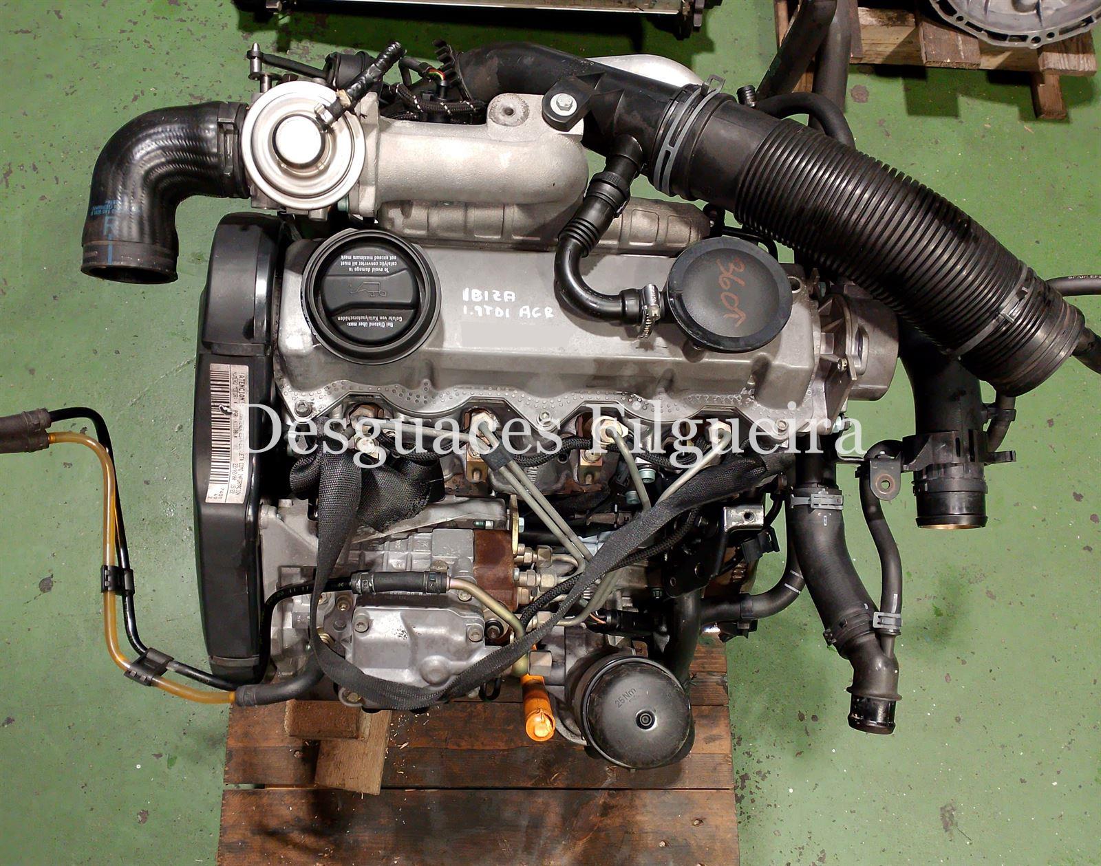 Motor completo Seat Ibiza 1.9 TDI AGR - Imagen 1